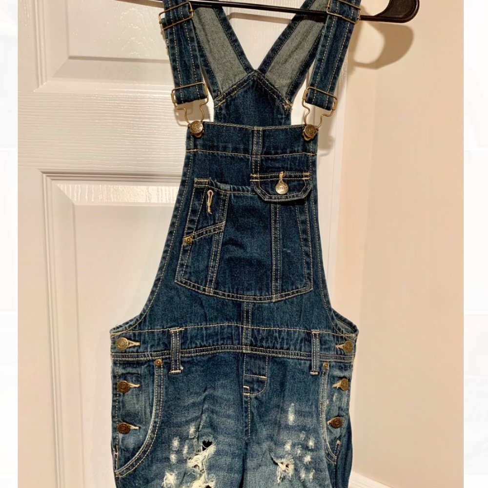 L.E.I Overall Shorts